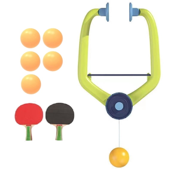 Oasiva Door PingPong Game with Racket and Balls Hanging Table Tennis Trainer for Indoor