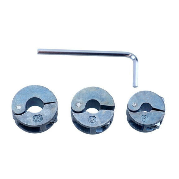 Oasiva Drill Bit Stop Collar Locating Ring Zinc Alloy Woodworking Tool Bit Locator