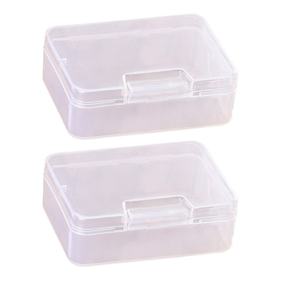 Oasiva Durable Clear Storage Cases Small Clear Storage Box Durable Organization Case For Jewelry And Craft Supplies