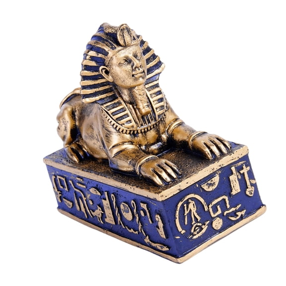 Oasiva Egyptians Styles Sphinx Figurine Statue Shelf Decors Accent Table Centerpieces Home Decorations Decorative Objects