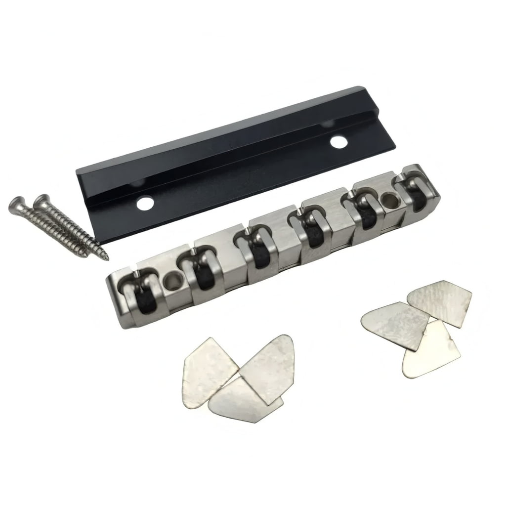 Oasiva Electric Guitar Tremolo Bridge Stainless Steel Roller Universals Guitar Roller for Daily Practice and Live Performances