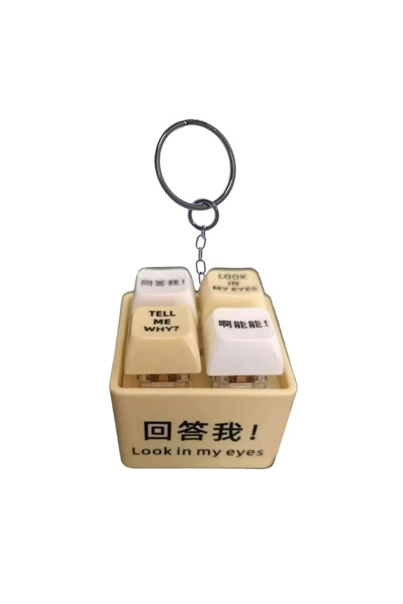 Elegant Mechanical Key Switches Tester Keychain Compact Fidgets Toy For Keyboard Enthusiasts Anxiety Relief Device