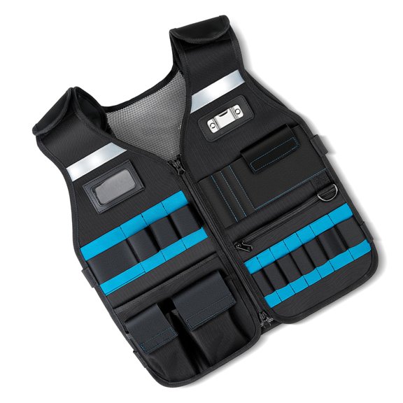 Oasiva Essential Gear Vest Workwear for Builders Night Operations Reflective Breathable