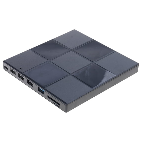 Oasiva External Portable DVD Player and Burners with USB 3.0 Hub for Laptop/Desktop