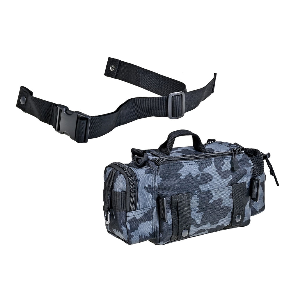 Oasiva Fishing Tackle Bag Fishing Gear Carrying Bag Portable Single Shoulders Waist Bag