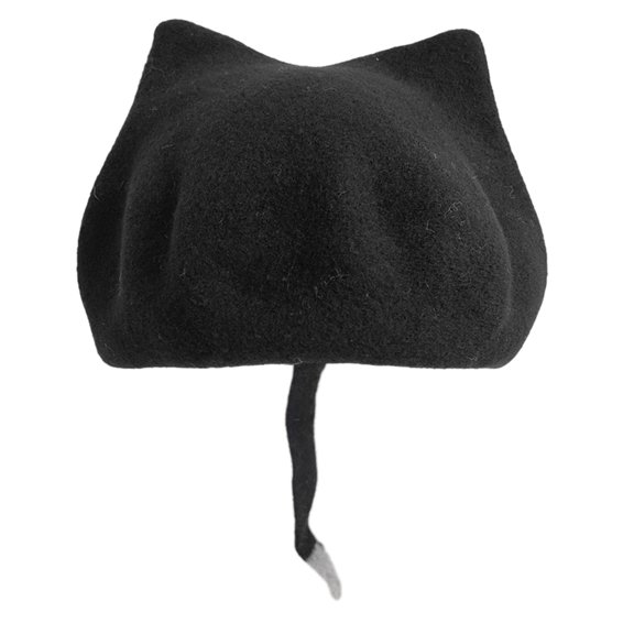 Oasiva Girls Woman Cat Ear Berets Artist Painter Hat Subculture Adult Adjustable French Hat for Camping Shopping Traveling