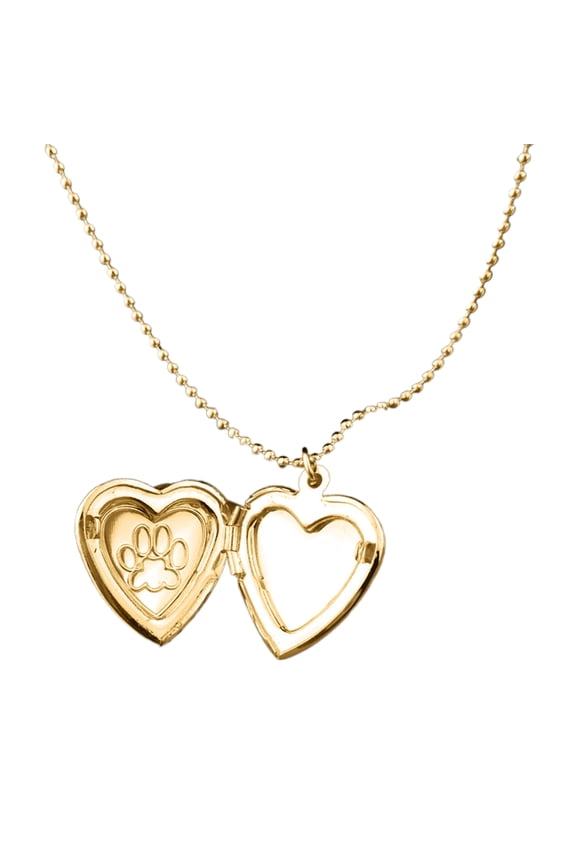 Heart Box Pendant Necklace Memory Necklace Heart-Shaped Photo Locket Necklace