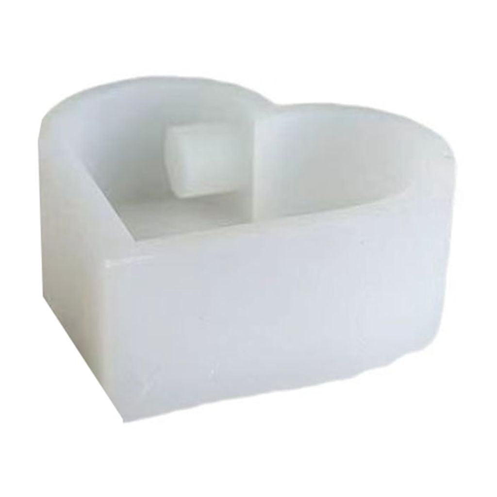 Oasiva Heart Candle Holder Mold for Making Candle Holder Ornament, Epoxy Resin Casting