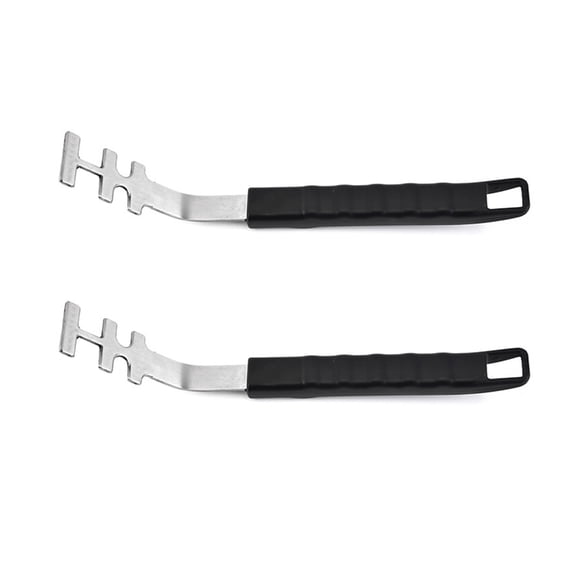 Oasiva Heat Resistant Cooking Grate Lifter Tool Oven Net Pull Hand Stainless Steels Grills Grate Handle Grid Lifting Tool