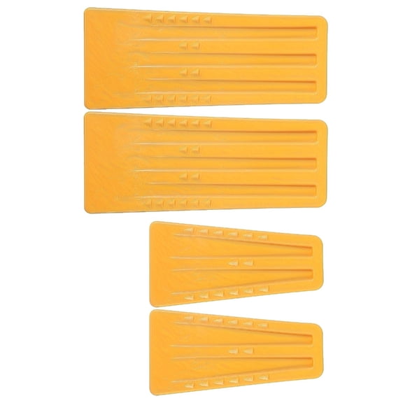 Oasiva Heavy Duty Logging Splitting Wedges Spiked Design Plastic for Wood Cutting 4Pcs