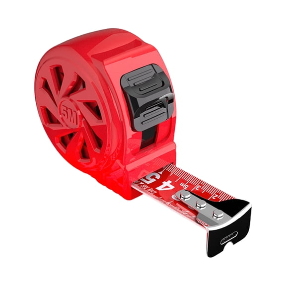 Oasiva Heavy Duty Red Tape Measure Thickened Tape Measure with Clear Scale designs for Home Renovations & Furniture Making