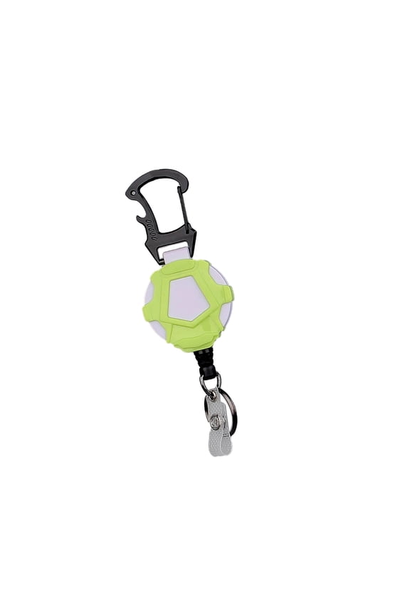 Heavy Duty Retractable Pull Badges Steel Wire Rope Buckles Key Holder Easy to Use