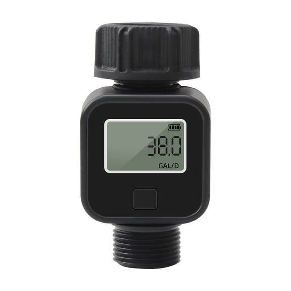 Oasiva High Accuracy Water Flow Meter Water Consumption and Flow Rate Measurement for Watering Irrigation,Water Tanks Filling