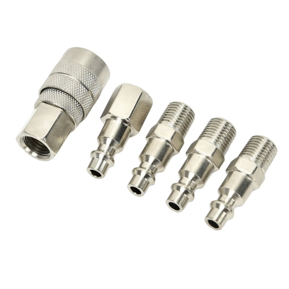 Oasiva Highly pressure Air Compressor Coupler Set Air Hose Fittings Durability Steel
