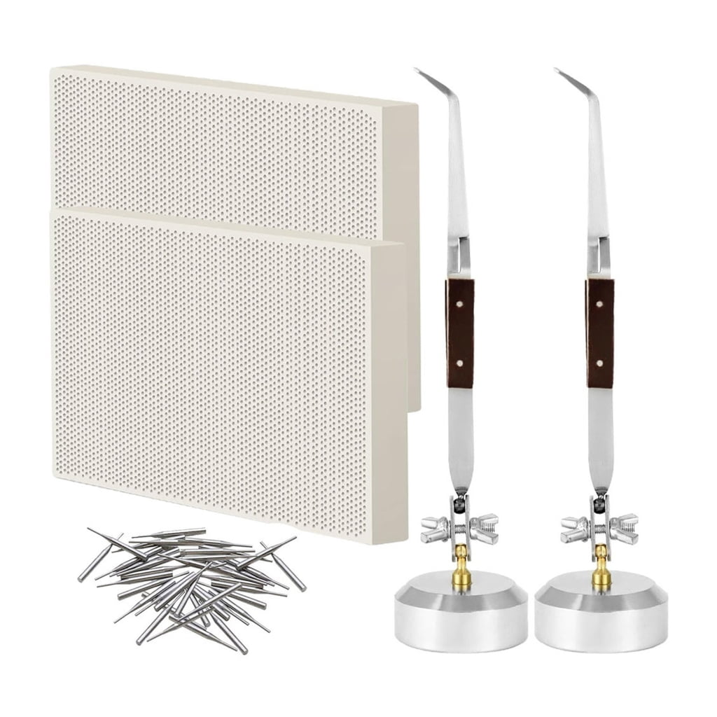 Oasiva Jewelry Set Tool with Jewelry Making Pliers and Fixed Pin Quartz Workstation