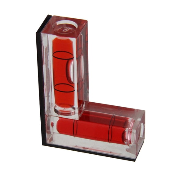 Oasiva L-shaped Pocket Levels Magnet Spirits Bubble Levels Bidirectional Magnetic Horizontal Vertical Pockets Spirits Levels