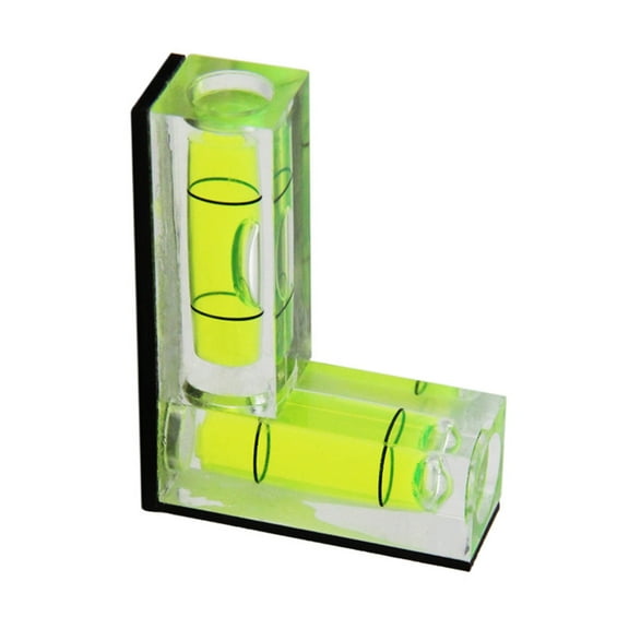 Oasiva L-shaped Pocket Levels Magnet Spirits Bubble Levels Bidirectional Magnetic Horizontal Vertical Pockets Spirits Levels