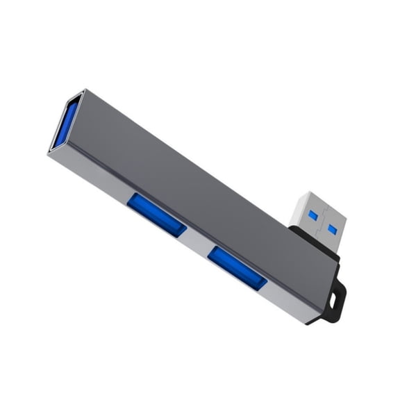 Oasiva Lightweight USB3.0 Hub with 1 USB3.0 Port and 2 USB2.0 Port, Ideal for Travel and Everyday Use Aluminum Alloy Shell