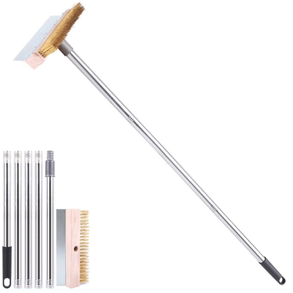 Oasiva Long Last Copper Wire Grill Cleaning Brush For All Types Of Ovens Accessory