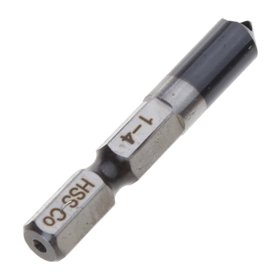 Oasiva M35 Cobalt HRC89 TiAlN Countersink Drill Bit 1/4 Inch Hex Shank 90 Degree Deburr