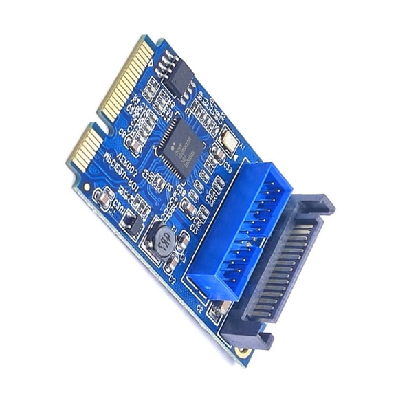 Oasiva MINI PCIE to USB3.0 Front 19 Pin Expansion Card Renensas uPD720202 Chip 5000Mbps