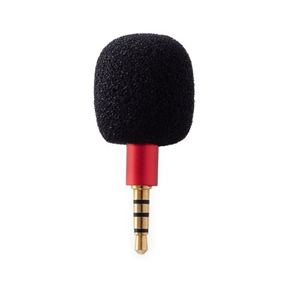 Oasiva Mini Portable Vocal Microphone for Mobile Phone Sound Card Notebook 3.5mm Jack Plug in Mic High Sensitivity Condenser