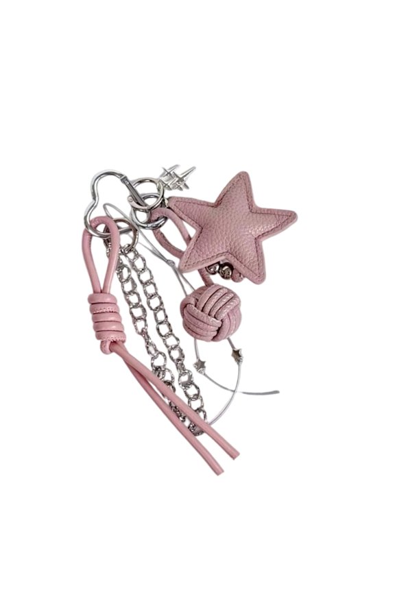 Multifuntional Star Key Decors Backpack Charm Alloy Bowknot Key Holder for Bedroom Study or Special Event Atmosphere