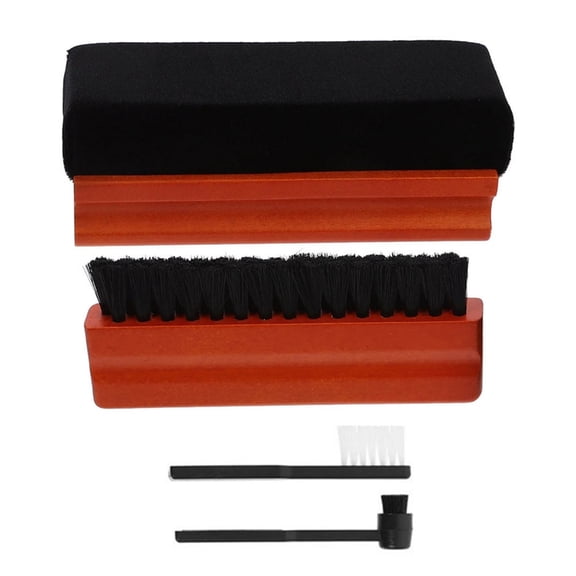 Oasiva Multiple Brush Head Vinyls Record Cleaner Kit Large Small Detail Tools for Comprehensive Surfaces Cleaning Coverage