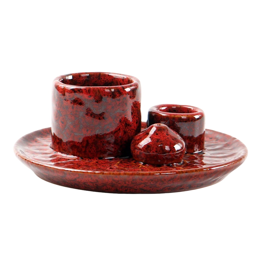 Oasiva Multipurpose Ceramics Incenses Ashes Catchers Tray Holders for Stick Cones Santo Wood and Sages with Elegant Design