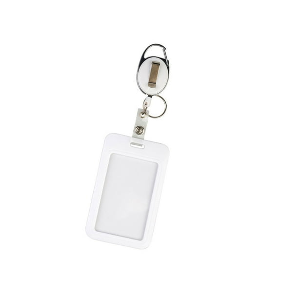 Oasiva Multipurpose Retractable ID Holder with Secure Clip for Keys and Cards