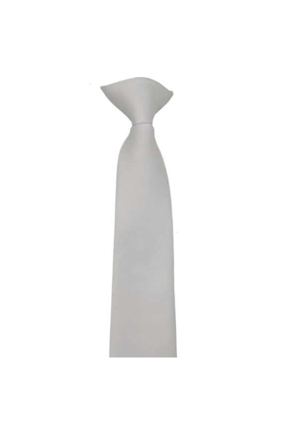 Multipurpose Solid Color Clip On Neck Tie for Everyday Wear and Special Event