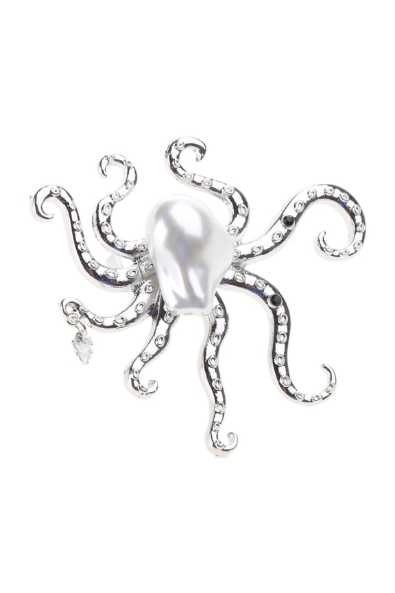 Octopus Rings Octopus Opening Rings Cute Sea Jewelry Baroque Pearl Rings