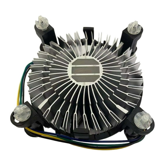 Oasiva Original New 4Pin for Intel Cooler Fan Aluminium PC Desktop Support LGA 775/1150