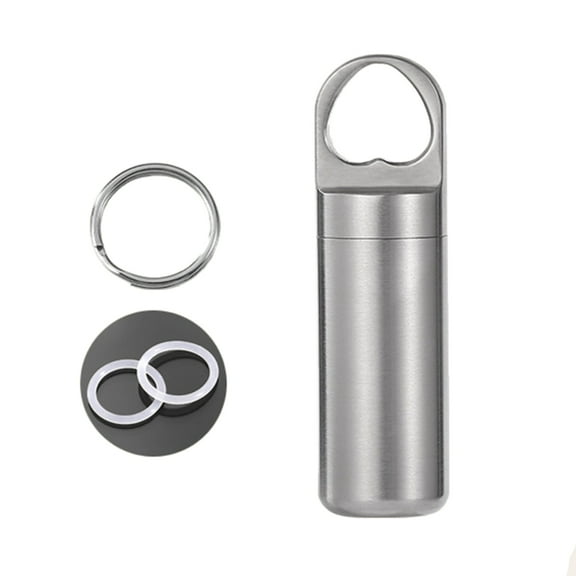 Oasiva Outdoor Pocket Pills Box Waterproofs Container Keychains for Medication Storage