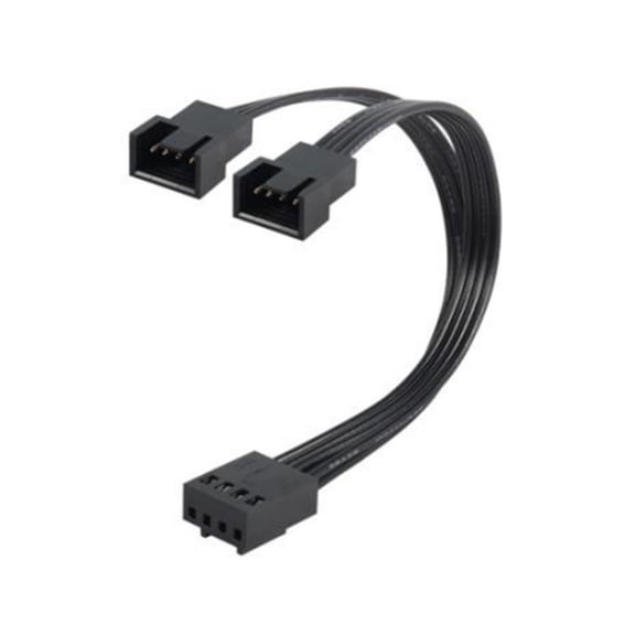 Oasiva PWM Fan Splitter 4Pin Adapter Cable 1 to 2 Computer CPU Fan Splitter PC Fan Extension Power Cable Fan Cooling Y Splitter