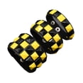 thumbnail image 1 of Oasiva Pack of 3pcs Comfortable Adjustable Bracelets Punk Gothic Square Studs Hand Chain Jewelry for Daily Wear Night Event, 1 of 20