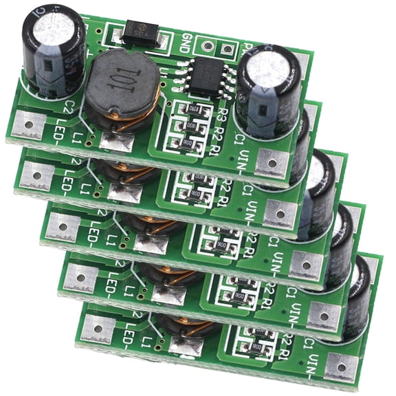 Oasiva Pack of 5 LED Driver Boards Module 2W/3W PWM Dimming Control 700mA for Projects