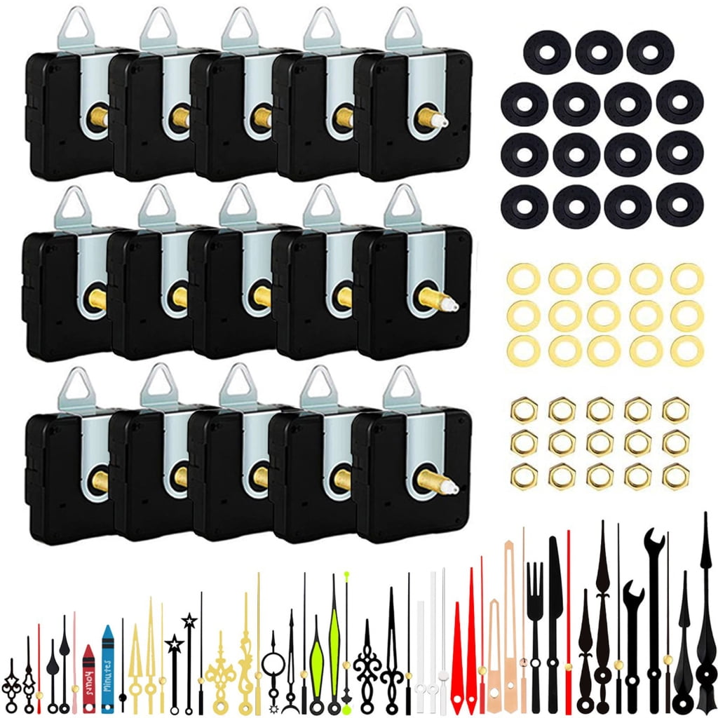Oasiva Pendulums Clock Movement Mechanism Replacement Quartzs Clock-work with Hands for DIY Wall Clock Repair Kits Accessories