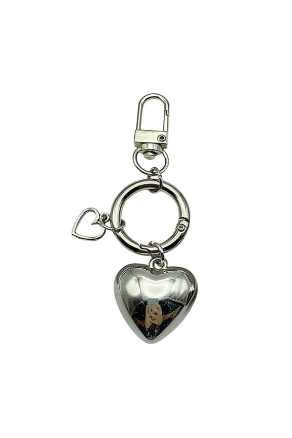 Personalized Couple Keychain Stylish Heart Keychain Elegant Love Shape Keyring