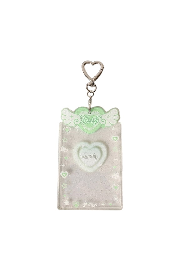 Photocard Holder Keychain Waterproof Holder Credit Card Keychain Stylish Card Display Holder Keychain Pendant