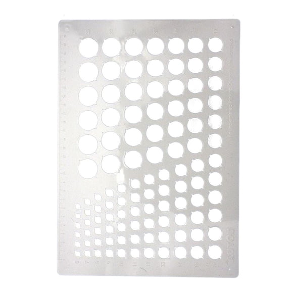 Oasiva Plastic Scrapbooking Template Tool For Card Making Creative Paper Craft Project