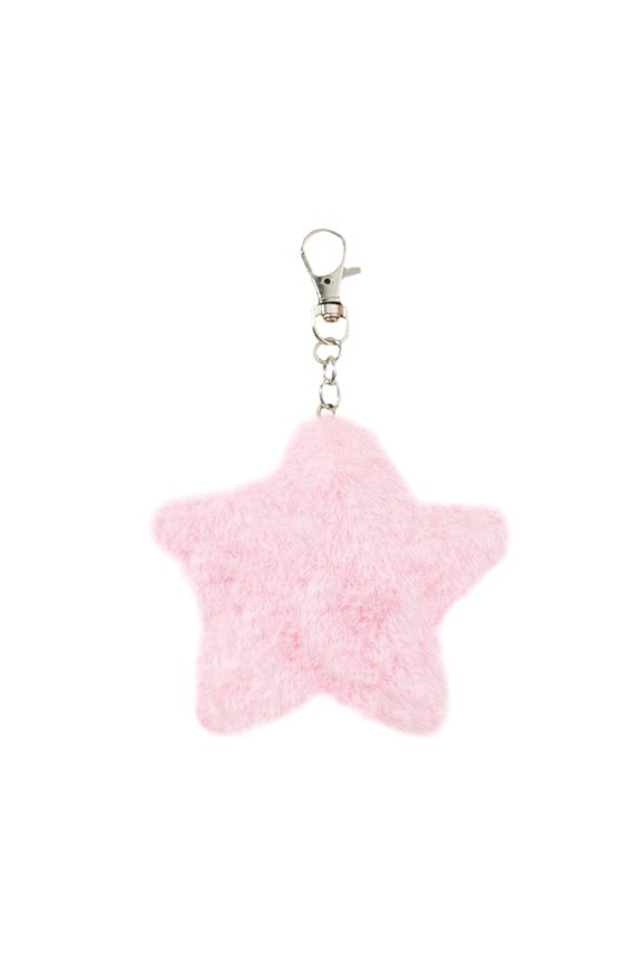 Plush Five-pointed Star Keychain Cute Pendant Keyring Hanging Ornament Keys Holder Backpack Handbag Charm Gift for Girls