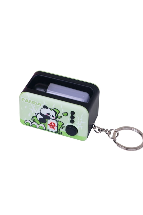 Pocket Sized Illuminated Key Holder Stress Relief Gadget For Adults Practical LED Light Plastic Glowing Keyring