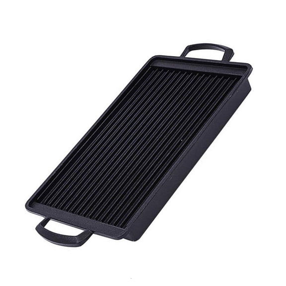Oasiva Portable Barbecue Grill Pans NonStick Rectangular Grill Plate Baking Tray Barbecue Plate for Indoor Outdoor Cooking