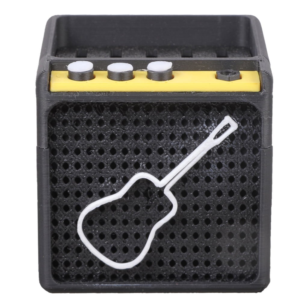 Oasiva Portable Guitar Pick Holder Light Weight Speaker Shape Guitar Plectrums Cases
