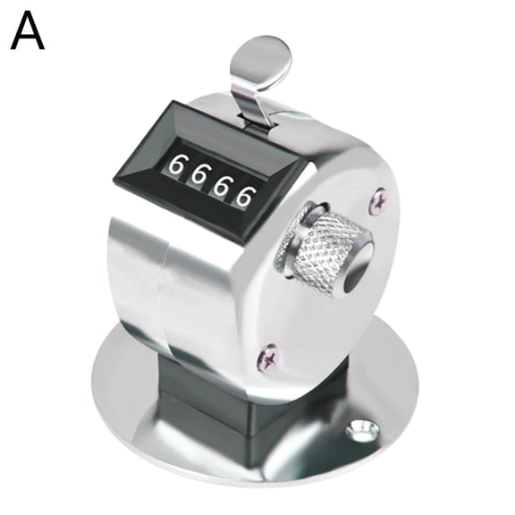 Oasiva Portable Mini Mechanical Digital Golf Clicker Manual Counting Max.9999 Counter