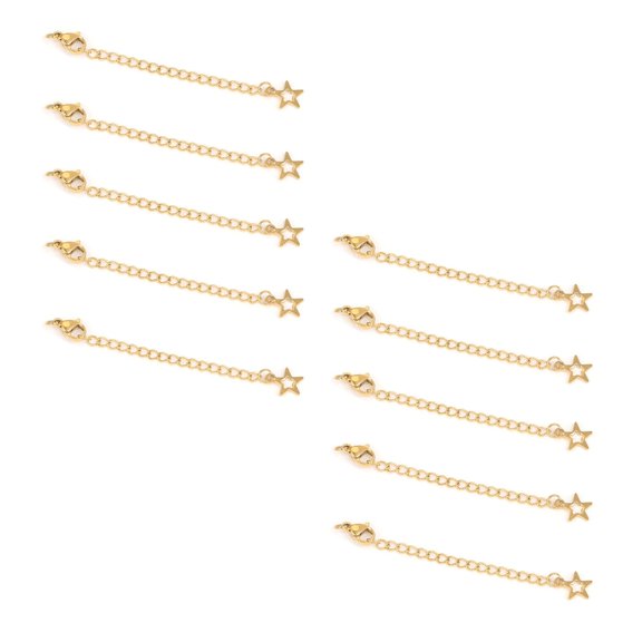 Oasiva Precision Crafted 5cm Stainless Steel Tail Extender Chain for Handmade Jewelry