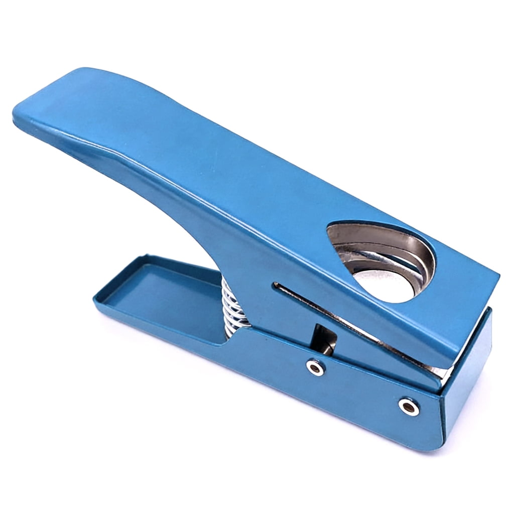 Oasiva Precisions Guitar Pick Maker Pick Cutting Device with Sharply for Accurate Standard Pick Shape Strong Metal Build