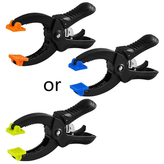 Oasiva Professional 1.65" Spring Clamp Plastic Clips for Home Improvement Projects Photography and so on