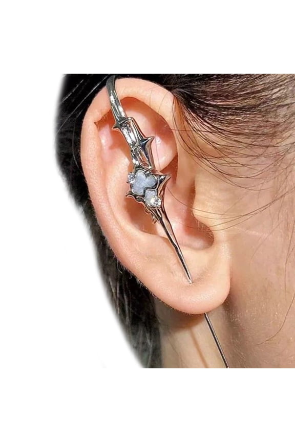Puncture Ear Needle Ear Bridge Advanced Anti-sensitive Front and Back Earrings